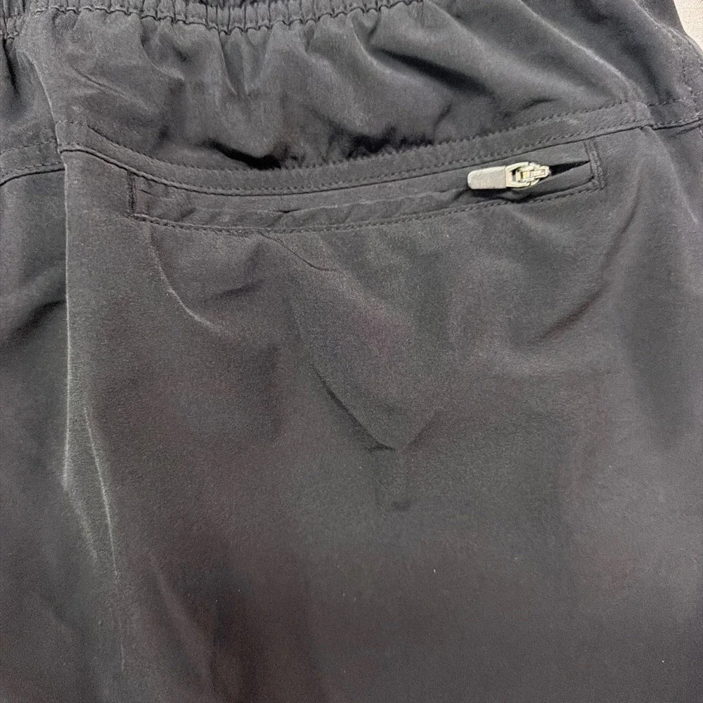 George Black Swim Trunks Men's Size M (32-34) Lined Drawstring Stretch Shorts